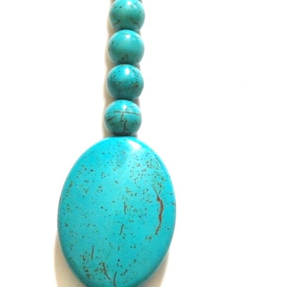 VINTAGE BOHEMIAN WOODEN BEADED NECKLACE AND MATCHING EARRINGS SET - Picture 4 of 8